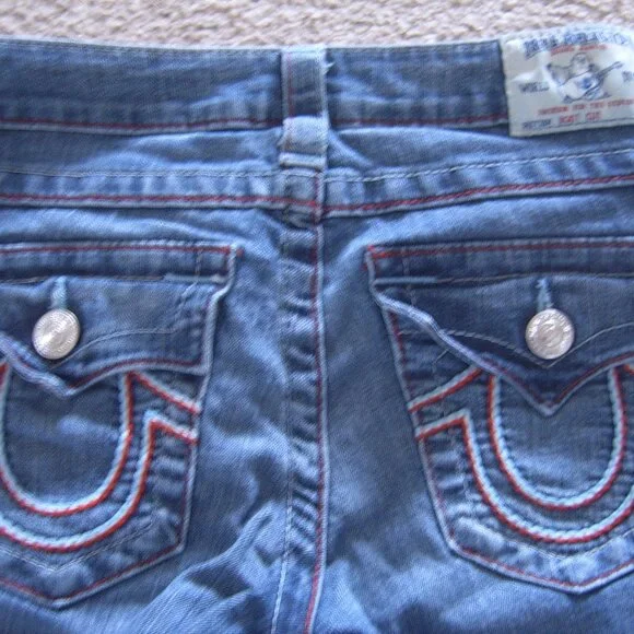 Like New Excellent Condition True Religion Women Jeans sz 26 Made in USA - Picture 3 of 5